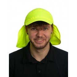 Čepice UV Cap+Neck s ochranou krku žlutá Recycled